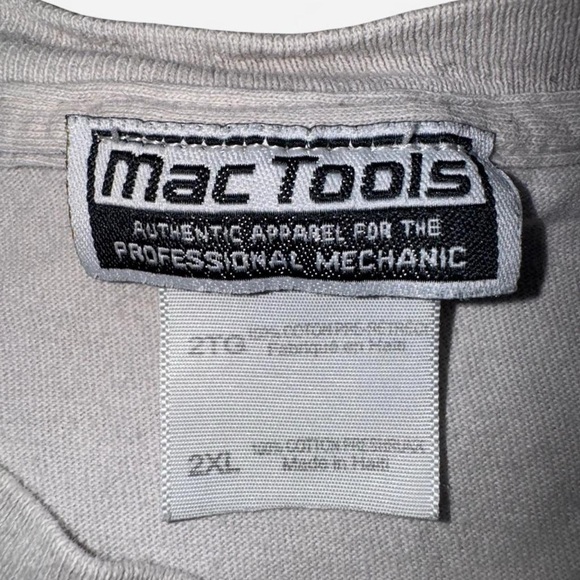 Mac Tools Mechanics Graphic T-Shirt XXL Vintage Workwear Tee - Picture 3 of 5